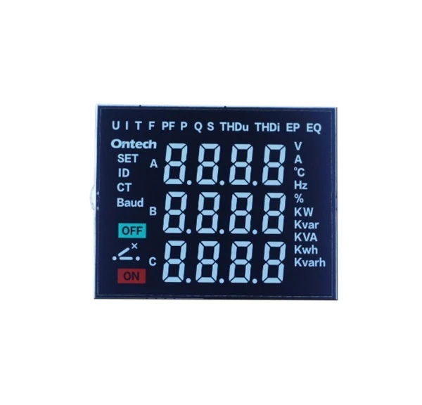 VA LCD υψηλής ανάλυσης για μετρητές ενέργειας