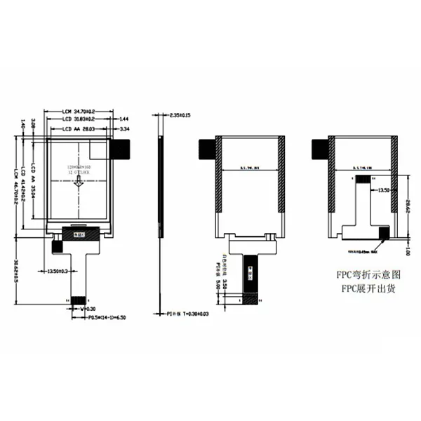 TFT1,77 ιντσών St7735